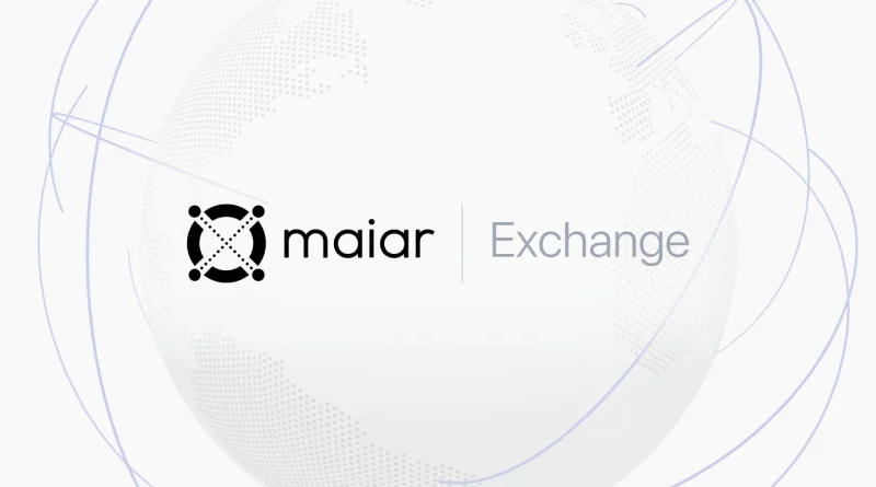 Image, avec le loge Maiar exchange, utilisée comme une partie du design de la page